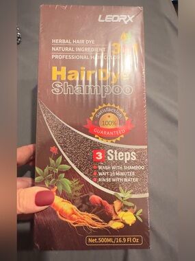 Leorx 3-in-1 Herbal Hair Dye Shampoo
